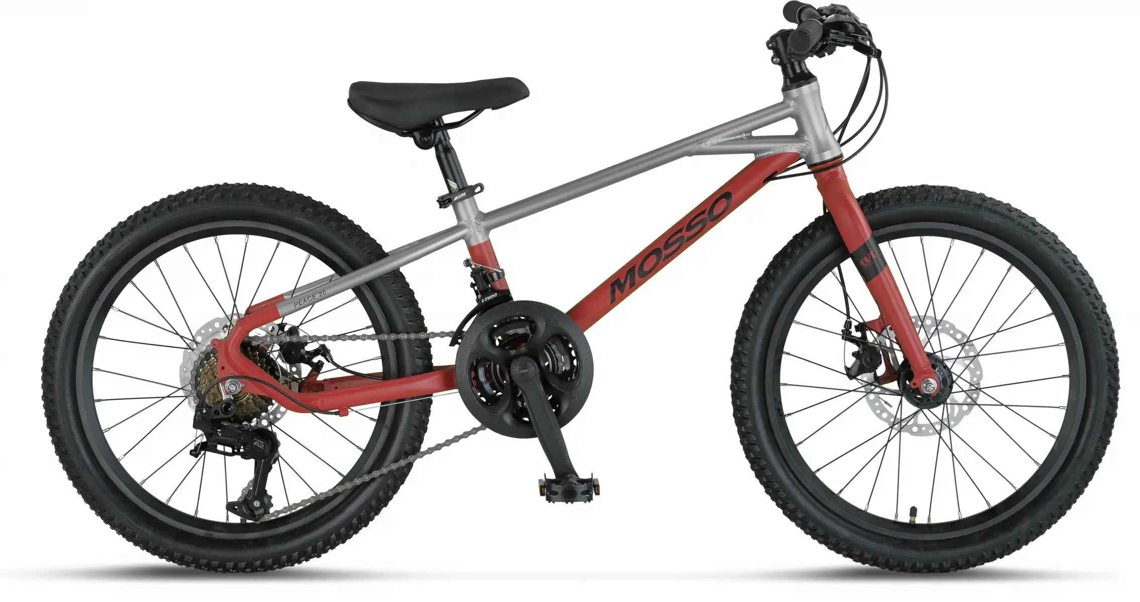 MOSSO DEMARCH M-20-MD ERKEK ÇOCUK BİSİKLETİ  228H 20 JANT 21 VİTES GREY RED
