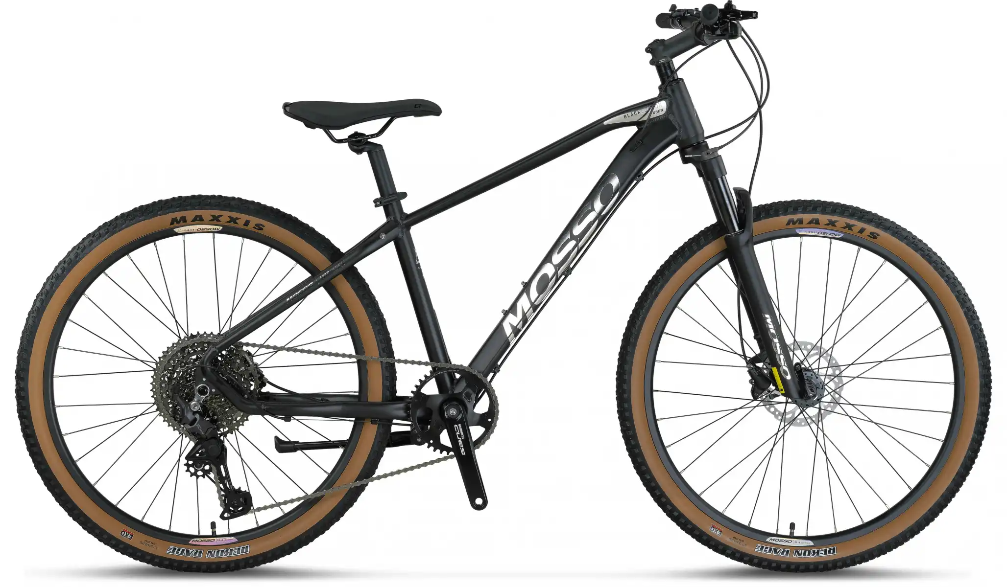 MOSSO BLACK EDITION-27 CUES ERKEK DAĞ BİSİKLETİ 457H HD 27.5 JANT 11 VİTES MAT SİYAH CHROME