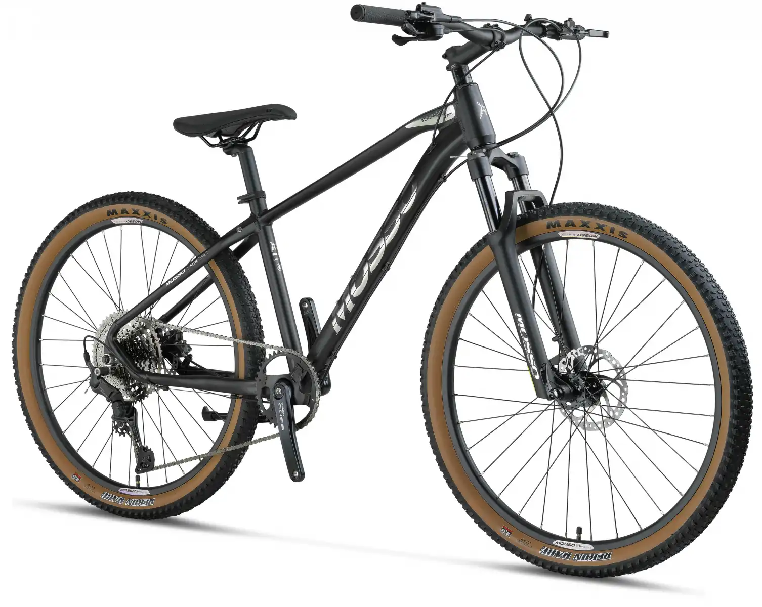 MOSSO BLACK EDITION-27 CUES ERKEK DAĞ BİSİKLETİ 457H HD 27.5 JANT 11 VİTES MAT SİYAH CHROME