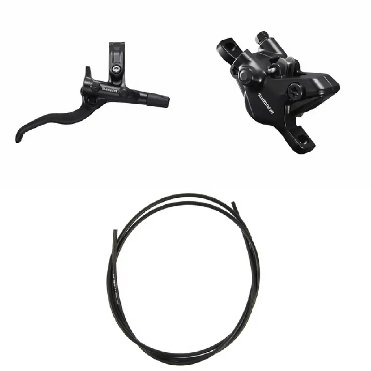 SHIMANO HİDROLİK DİSK FREN SET SAĞ ARKA BL-M4100(R), BR-MT410(R) KANATSIZ ADAPTÖRSÜZ SİYAH