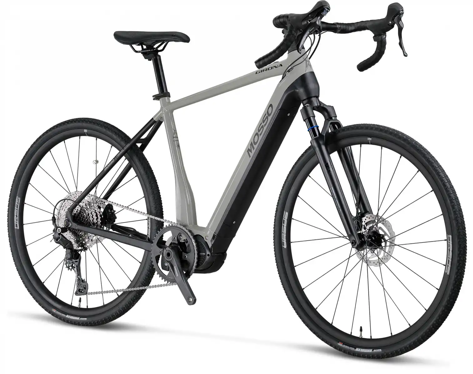 MOSSO E-GIRONA GVL ELEKTRİKLİ BİSİKLET 550H HD 28 JANT 11 VİTES GRAY BLACK