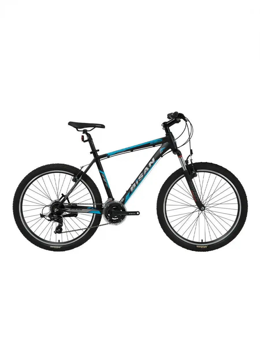 BİSAN MTX 7050 ERKEK DAĞ BİSİKLETİ 48CM V 29 JANT 21 VİTES MAT SİYAH MAVİ