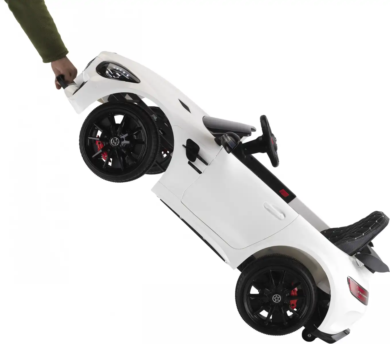 BABYHOPE 444 GTR SPORT 12V UZAKTAN KUMANDALI AKÜLÜ ARABA BEYAZ