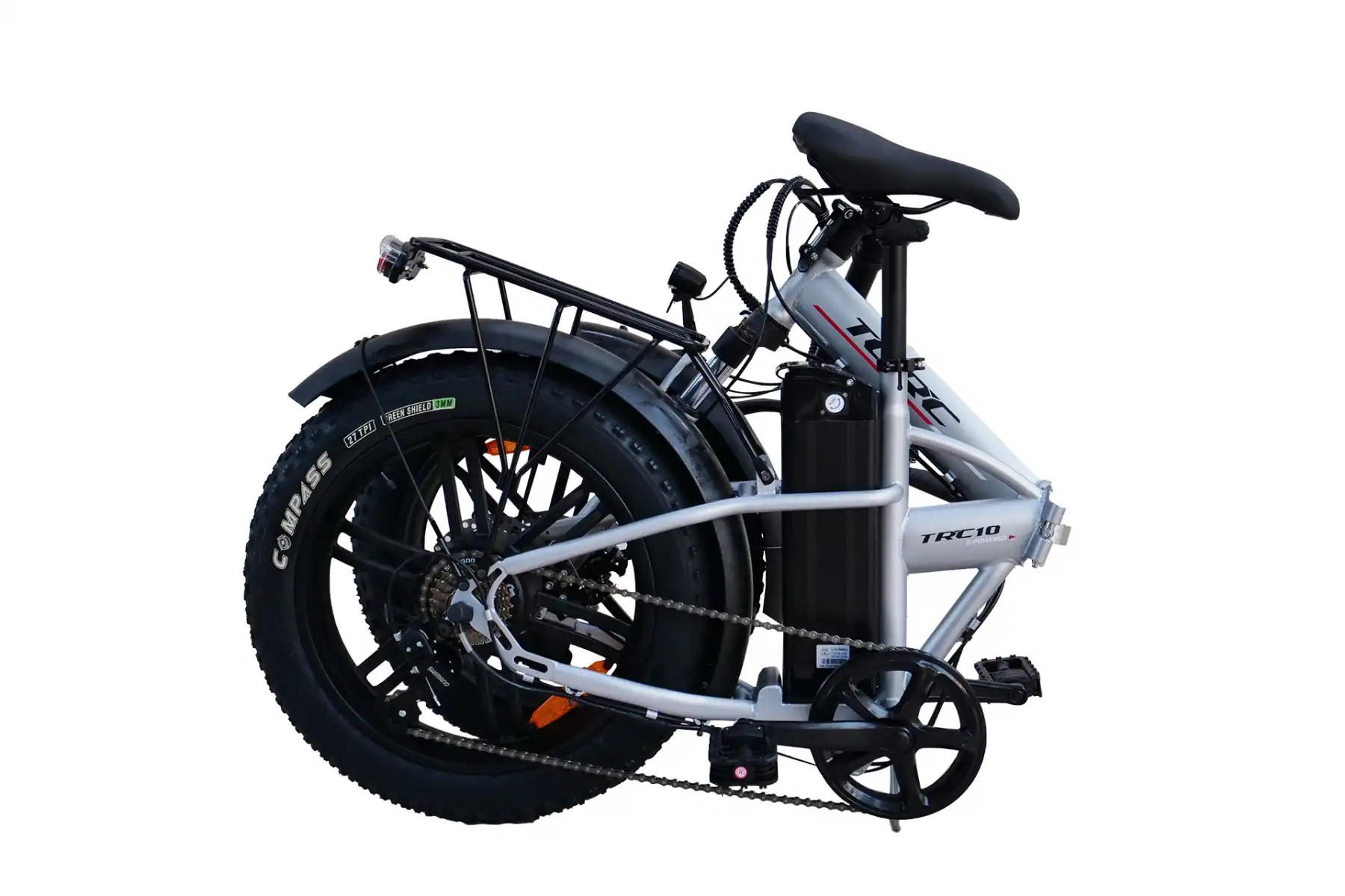 TORC TRC-10 GAZ KOLLU ELEKTRİKLİ KATLANIR BİSİKLET 420H HD 20 JANT 7 VİTES M.GRİ SİYAH BEYAZ KIRMIZI