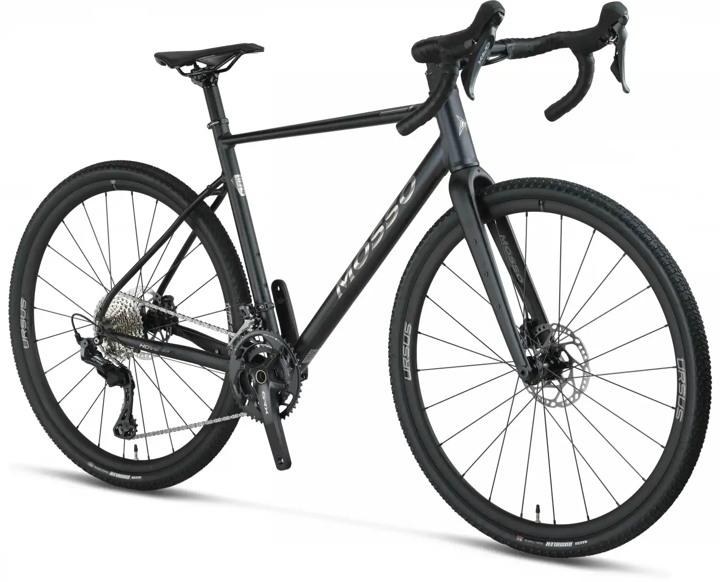 MOSSO GVL703-GRX820 ERKEK YARIŞ BİSİKLETİ 560H HD 28 JANT 24 VİTES MAT SİYAH GRİ
