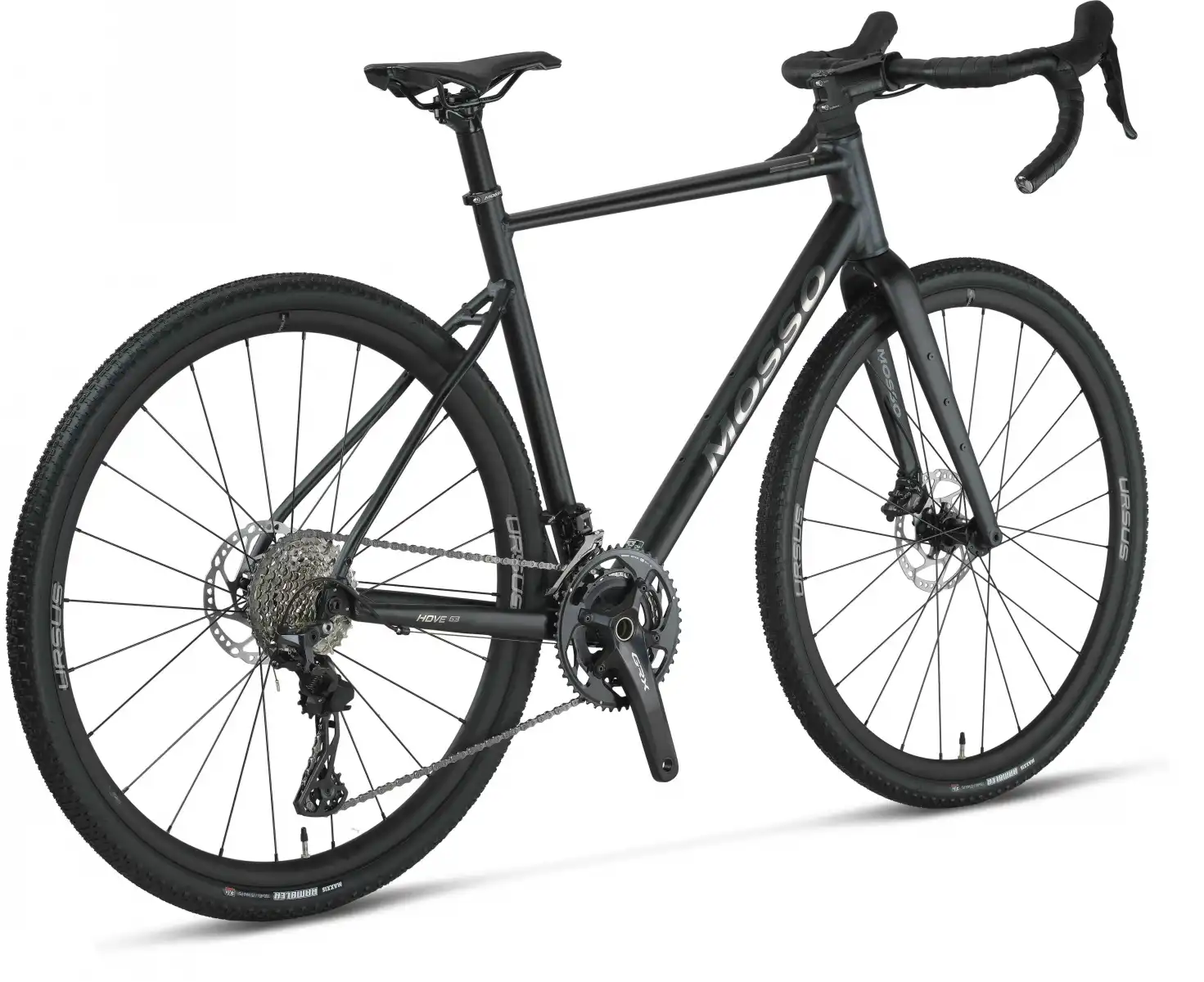 MOSSO GVL703-GRX820 ERKEK YARIŞ BİSİKLETİ 500H HD 28 JANT 24 VİTES MAT SİYAH GRİ