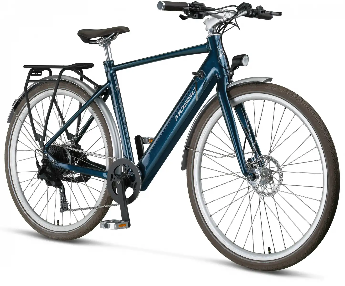 MOSSO ALLEY ELEKTRİKLİ ŞEHİR BİSİKLET 530H HYD 28 JANT 9 VİTES DARK BLUE