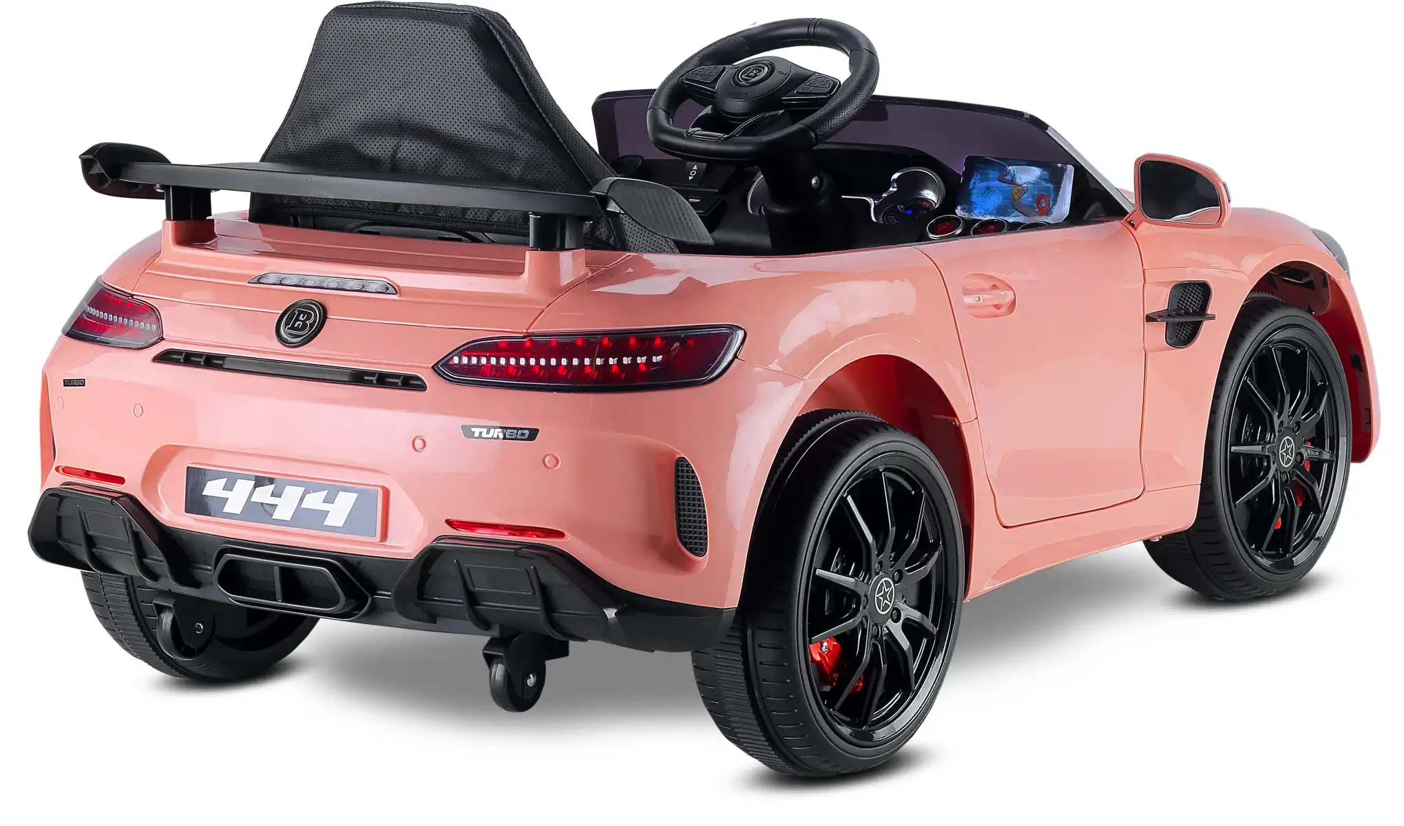 BABYHOPE 444 GTR SPORT 12V UZAKTAN KUMANDALI AKÜLÜ ARABA PEMBE