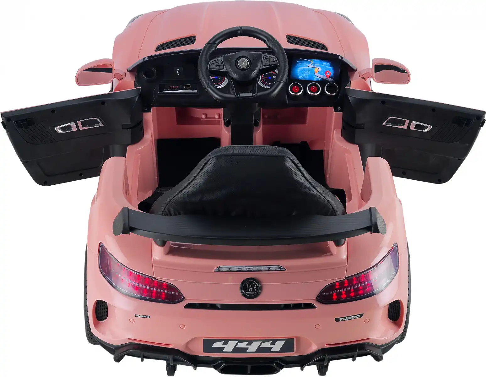 BABYHOPE 444 GTR SPORT 12V UZAKTAN KUMANDALI AKÜLÜ ARABA PEMBE