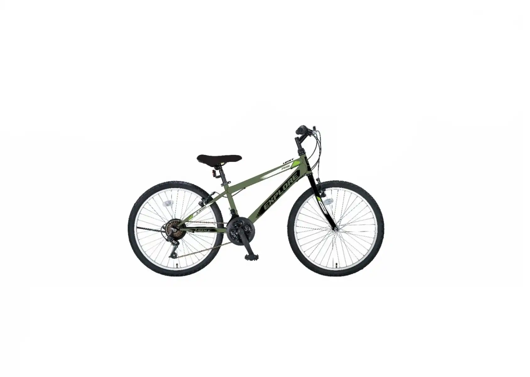 ÜMİT 2433 EXPLORER ERKEK DAĞ BİSİKLETİ V 24 JANT 21 VİTES YEŞİL SİYAH