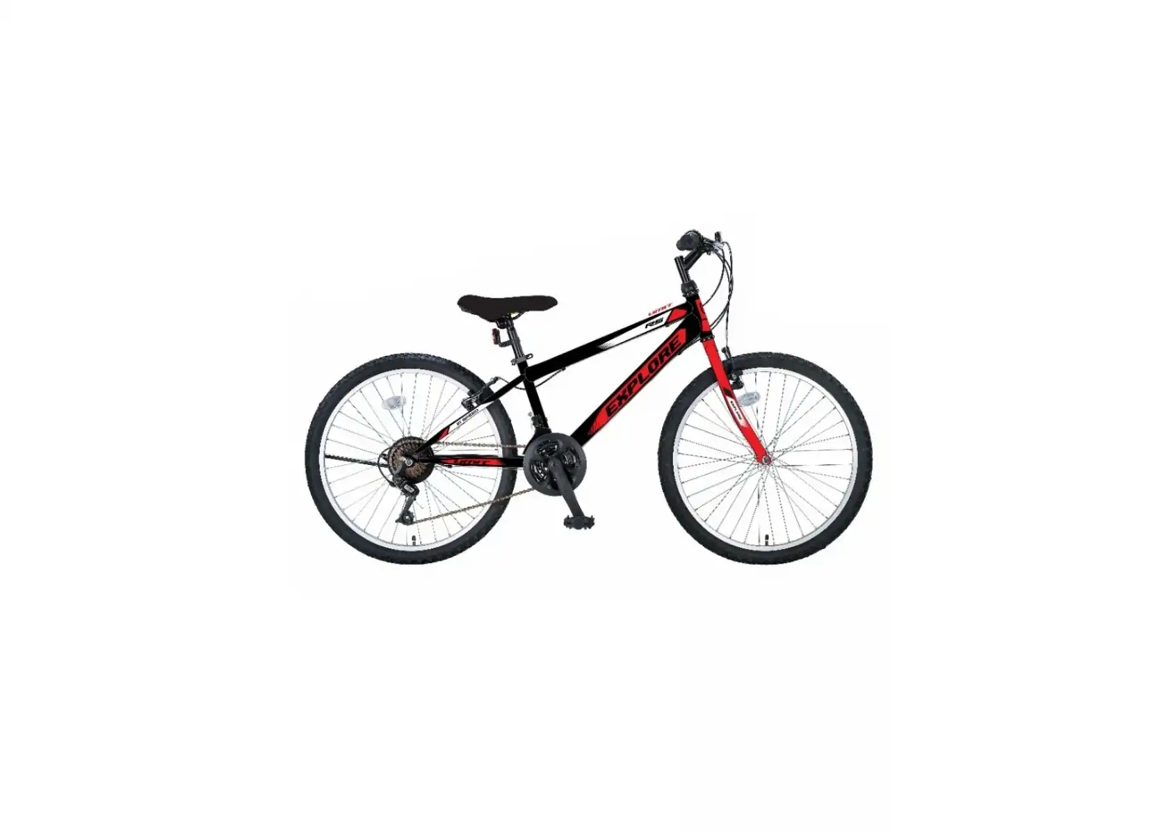 ÜMİT 2633 EXPLORER ERKEK DAĞ BİSİKLETİ V 26 JANT 21 VİTES SRN SİYAH KIRMIZI