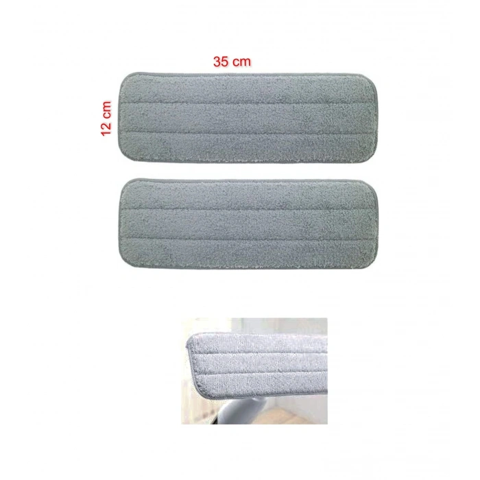 360 Derece Dönebilen Sprey Mop Paspas Yedek Universal 35x12 Cm