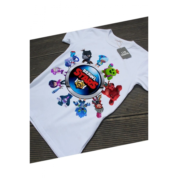Brawl Stars Tişört T-shirt Unisex Kız-erkek