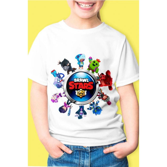 Brawl Stars Tişört Baskılı T-shirt