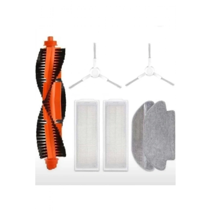 Mi Mop Pro STYTJO2YM Ana Fırça ,2 hepa filtre , 3 Kollu Yan Fırça Seti-7 Parça