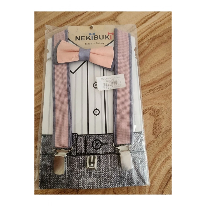 Papyonlu Pantolon Askısı - Askı Papyon 2-9 yaş