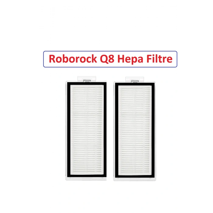 Roborock Q8 Max Plus Uyumlu Hepa Filtre Kutuda 2 adet