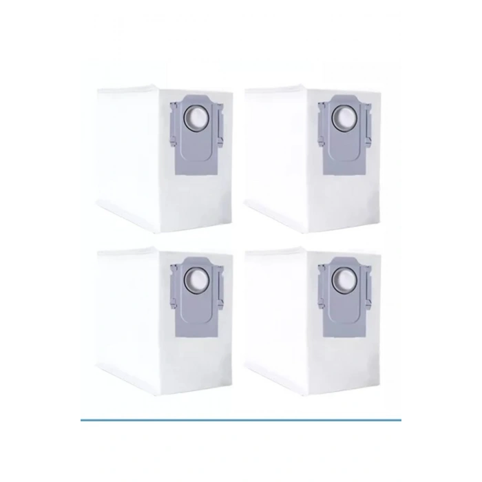 Roborock Q8 Max Q5 Pro uyumlu yedek toz torbası 4 adet