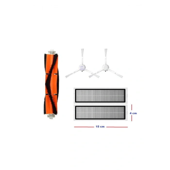 Trouver Robot Lds Sensörlü Vacuum Mop Fırça Filtre Yedek Parçaları