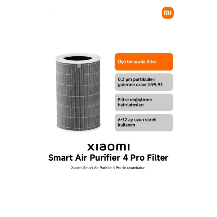 Smart Air Purifier 4 Pro Filtre Model  AC-M15-SC