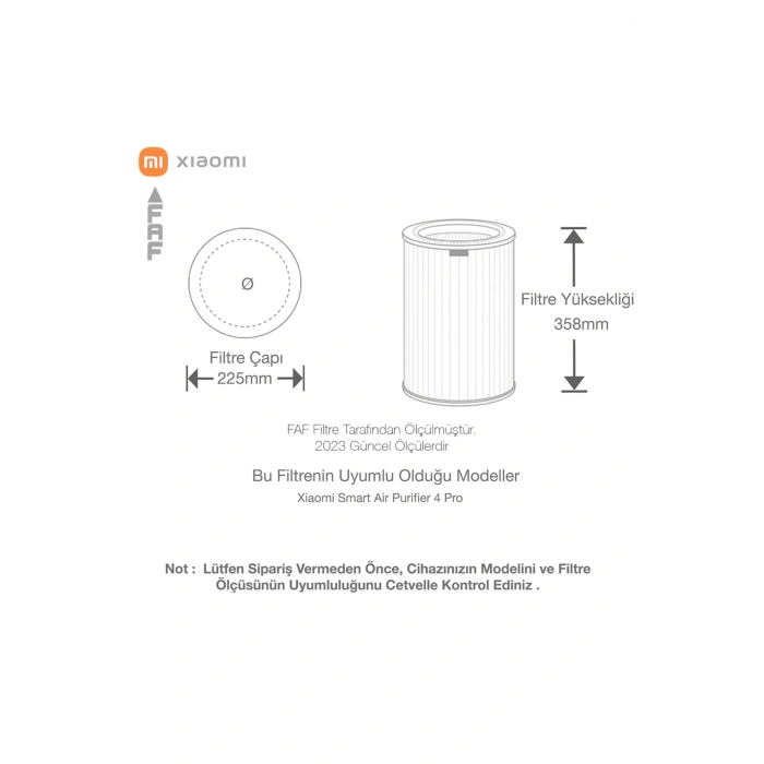 Smart Air Purifier 4 Pro Filtre Hepa Karbon Gri High Efficiency Rfid