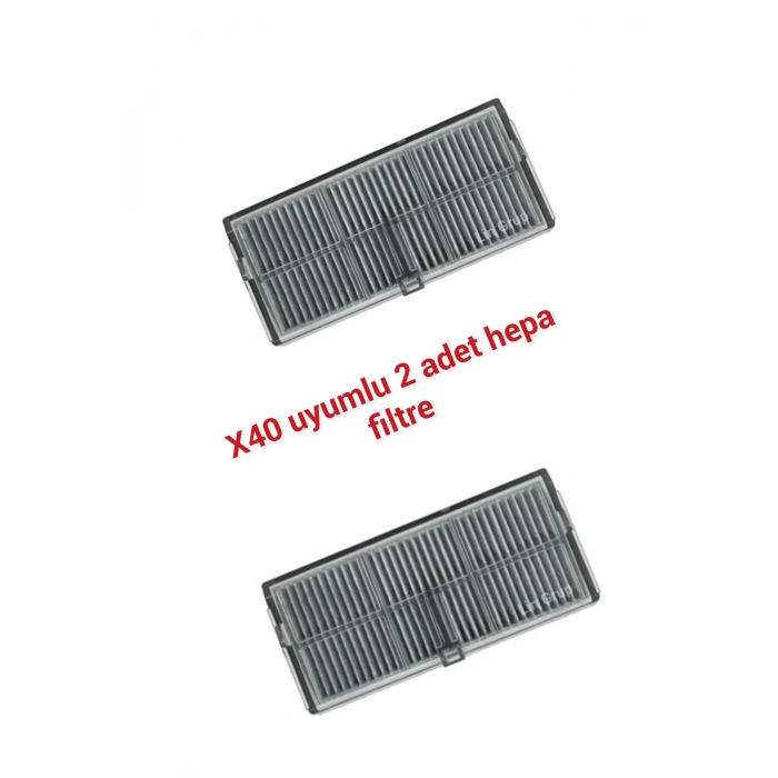 Dreame X40 pro ultra uyumlu yedek HEPA filtre 2 adet