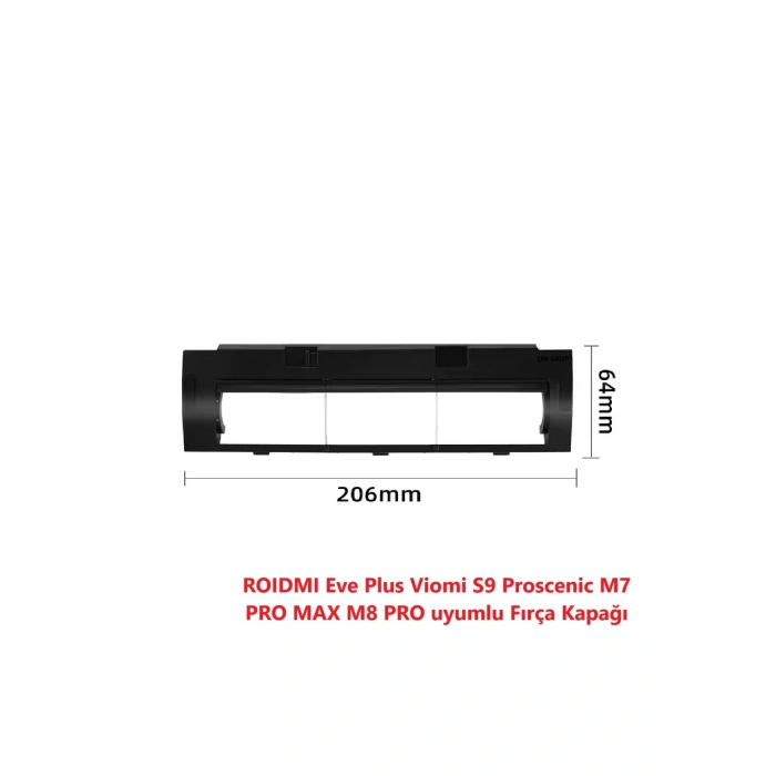 ROIDMI Eve Plus Viomi S9 Proscenic M7 PRO MAX M8 PRO uyumlu Fırça Kapağı