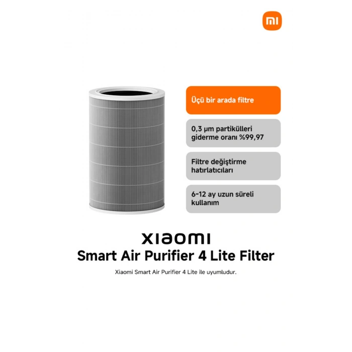 Mi Smart 4 Lite Air Purifier Hepa Filtre