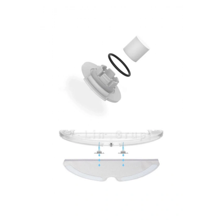 Roborock Q5+ plus robot süpürge vacuum mop braketi su tapası