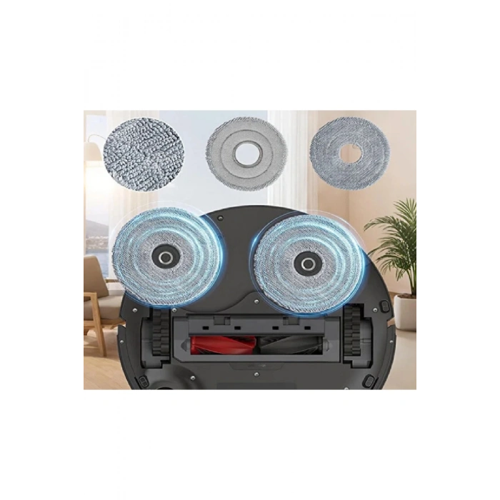 Roborock Saros 10R-Qrevo CurvX Uyumlu Fırça Filtre 4 Mop paspas toz torbası