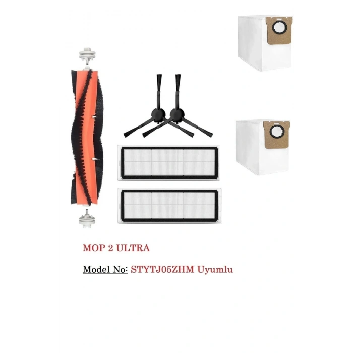 Xiaomi Mi Robot Vacuum Mop 2 Ultra STYTJ05ZHM uyumlu Çöp Torbası fırça filtre