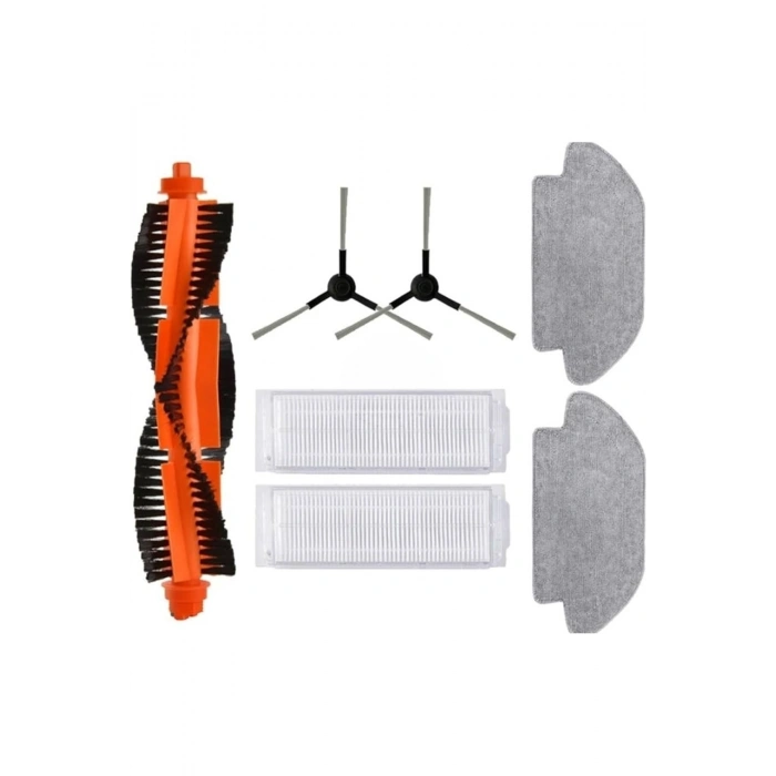 Xiaomi S10 vacuum robot süpürge uyumlu yedek fırça filtre mop
