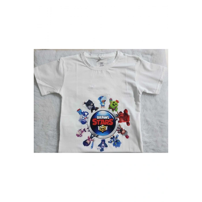 Brawl Stars Çocuk Alt Üst Takım Eşofman Tişört + Pamuklu