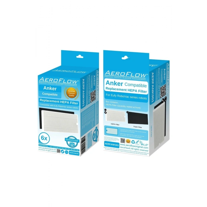Aeroflow Orijinal Anker Eufy Robovac 11S - 35C Filtre Seti 6 Adet - T2905031