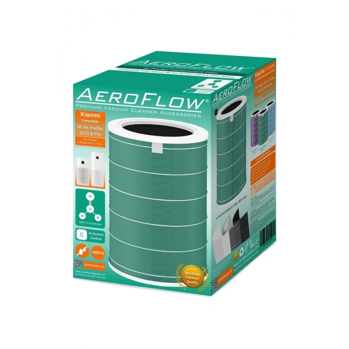 Aeroflow Xiaomi Mi Air Purifier 2 (2C-2H-2S) Serisi Hava Temizleyici Anti-Formaldehit Filtre (Garantili)