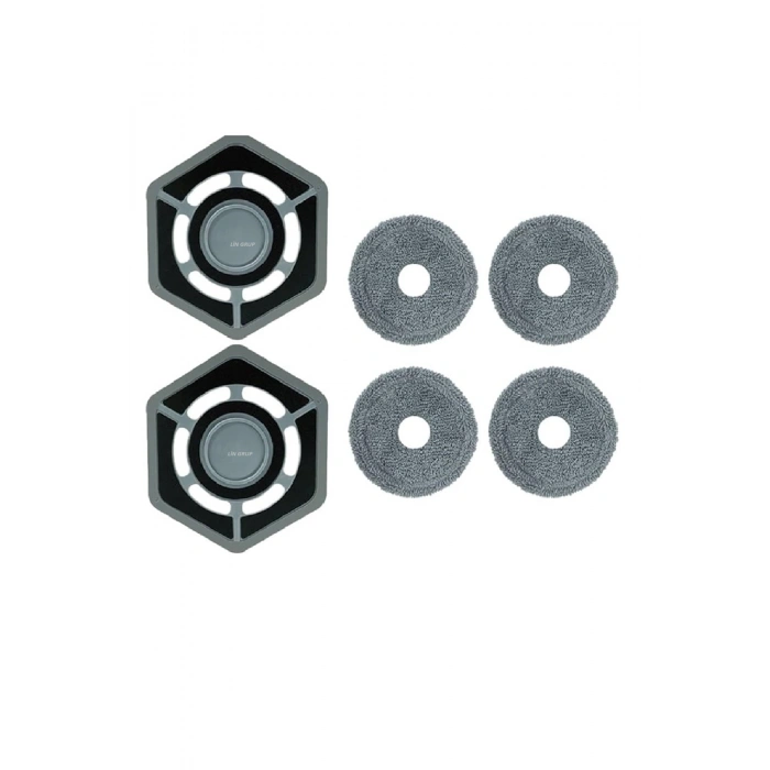 Lin Grup Ecovacs Deebot N9+ Plus Uyumlu Mop Paspas Ve Braket Seti