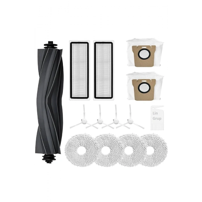 Lin Grup Dreame L10S Ultra, S10, S10 Pro, X10+ Robot Vacuum Cleaner Yedek Filtre Fırça Paspas Uyumlu