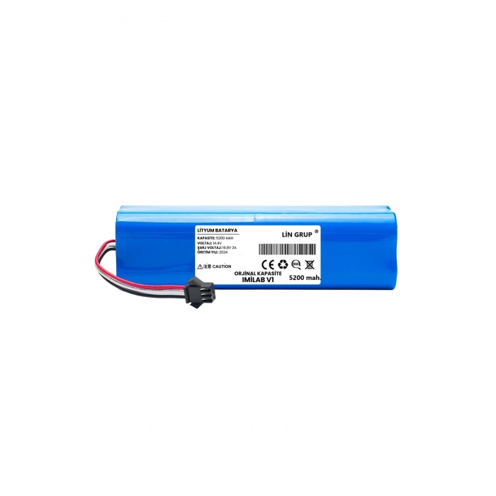 Lin Grup Imilab V1   Uyumlu Robot Süpürge Batarya Pil 5200 Mah.