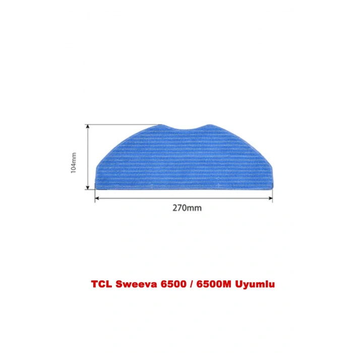 Lin Grup Tcl Sweeva 6500 / 6500M Uyumlu 2 Adet Mop Paspas Bezi