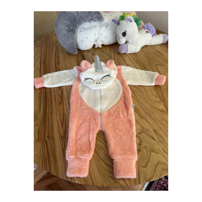 Lin Grup Peluş Hayvan Figürlü Unicorn Figürlü Uyku Tulumu Kostüm