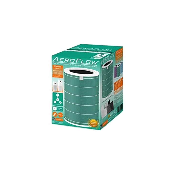 Aeroflow Xiaomi Mi Air Purifier 1/2/3 & Pro Uyumlu Hava Filtre (Anti-Formaldehit)
