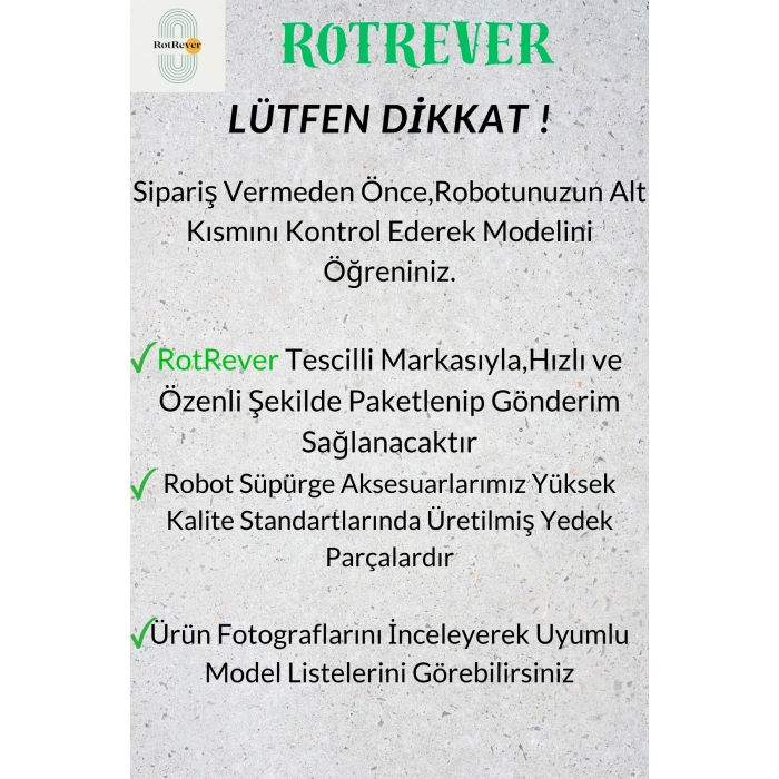 Vacuum Mop Lite-Vacuum Mop 2 Pro (MJST1SHW*Model No Dikkat)Yan Fırça,RotRever Bezi Seti-3 Parça