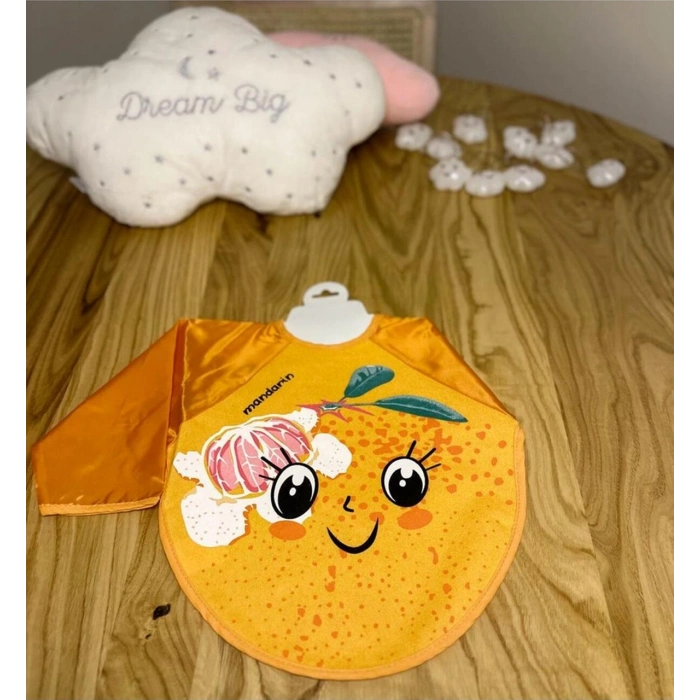 Aktivite Önlüğü Mama Önlüğü Meyve Figürlü