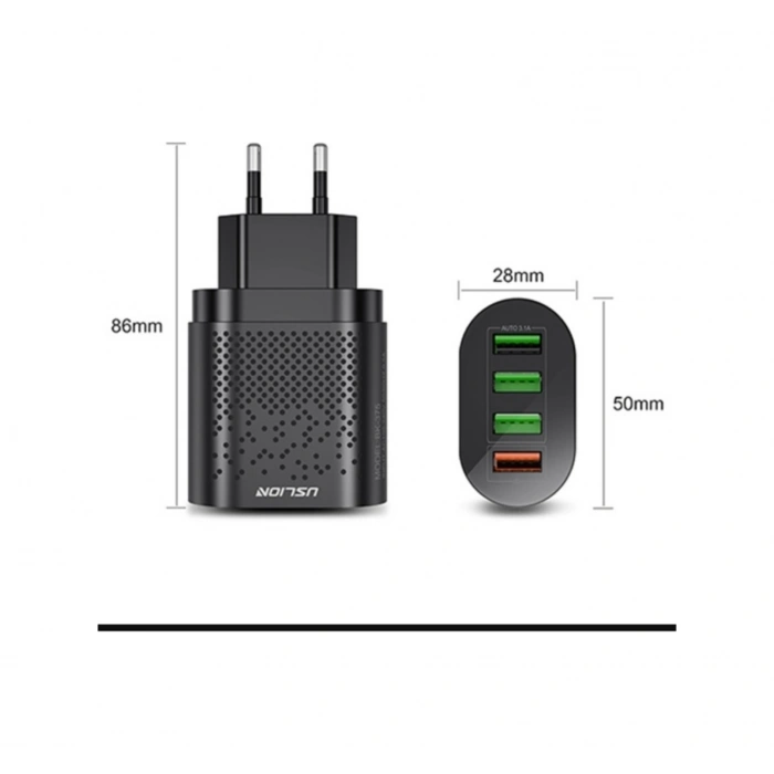 Apple Uyumlu iPhone 48w Qc 3.0 Hızlı Şarj Usb Şarj Adaptörü