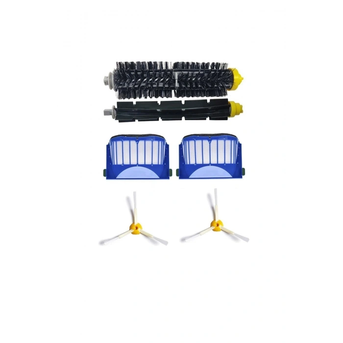 Beyaz Roomba 600 Seri Için 6 Parça Set İthalatçı Garantili