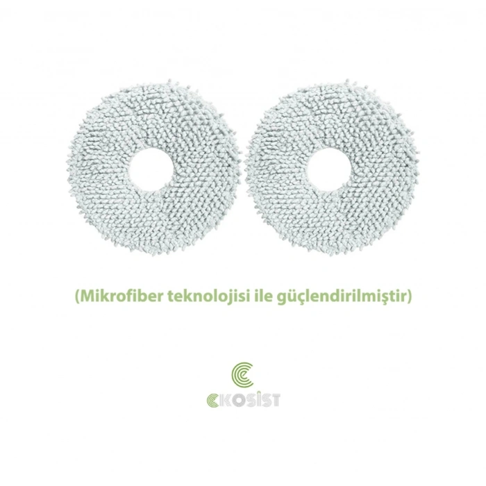 Bot L10s Pro Robot Süpürge Için Uyumlu 2li Mop Pad/mop Bezi Paspas