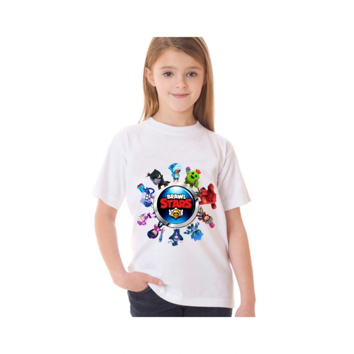 Brawl Stars Tişört (T-shırt) Kız-erkek unisex