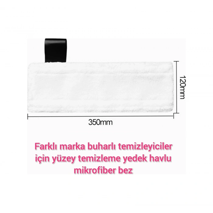 Buharlı Temizleyici Yedek Mikrofiber Havlu Paspas Bezi Universal