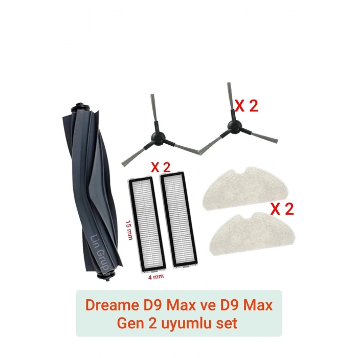 Dream D9 Max ve D9 Max Gen 2 RLS5-BL1 uyumlu yedek parçaları