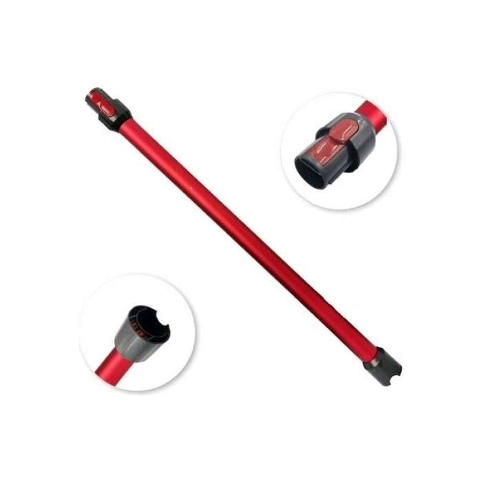 Dyson V8 V10 V11 V15 detect uyumlu dikey süpürge kırmızı boru